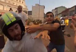 İspanyol Youtuber’ın Beyoğlu kâbusu! Pet şişe fırlattılar, peşine düşüp dövdüler