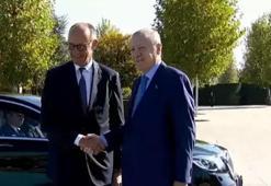 Cumhurbaşkanı Erdoğan, Merz'i Külliye'de karşıladı