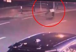 Korkunç kaza anı ortaya çıktı! Yeşilçam oyuncusu Engin Çağlar’a motosiklet böyle çarptı