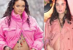 Rihanna'ya özenmiş!