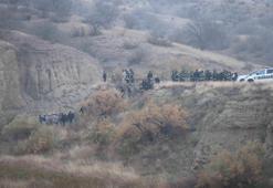 Azerbaycan-Gürcistan sınırında düşen askeri kargo uçağının enkazında incelemelere başlandı