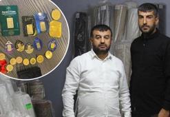 Altın dolusu cüzdan halıdan çıktı, dürüst esnaf sahibine teslim etti