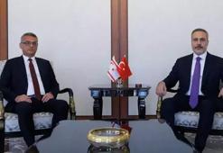 Dışişleri Bakanı Hakan Fidan, KKTC Cumhurbaşkanı Erhürman ile bir araya geldi