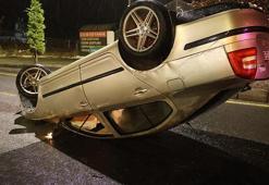 Önce otomobiliyle takla attı, sonra kaza yerinden kaçtı! 'Şuurumu kaybettim kaçtım'