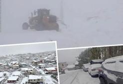 Kar yağışı geliyor! Meteoroloji uyarmıştı, kış erken bastırdı, yollar kapandı