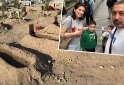 Yürek yakan fotoğraf! İstanbul Fatih'te zehirlenen Böcek ailesi mezarlıkta buluştu