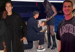 Boğaz'da romantik anlar! Milli futbolcu Bertuğ Yıldırım'dan model sevgilisine evlilik teklifi
