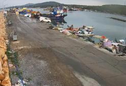 Didim'de bir anlık hata kazaya dönüştü: Araç denize uçtu