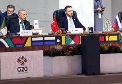 Cumhurbaşkanı Erdoğan, G20 Liderler Zirvesi kapsamında verilen akşam yemeğine katıldı