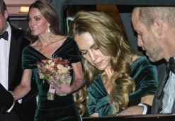 Kate Middleton ve Prens William’ın kırmızı halı dönüşü: Aşkları yine kuralları unutturdu!