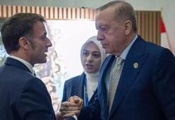 Cumhurbaşkanı Erdoğan, Fransa Cumhurbaşkanı Macron ile görüştü