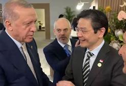 Cumhurbaşkanı Erdoğan, Singapur Başbakanı Lawrence Wong ile görüştü