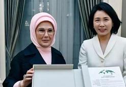 Emine Erdoğan'dan Güney Kore Devlet Başkanı'nın eşi Kim ile programlarına ilişkin videolu paylaşım