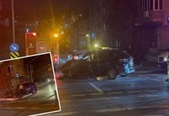 Otobüs ile otomobil kafa kafaya çarptı! 3 yaralı