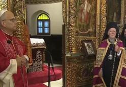 Vatikan Devlet Başkanı Papa 14. Leo Fener Rum Patrikhanesi'nde
