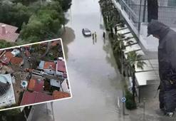 Sağanak, şehirleri esir aldı! Yollar göle döndü, caminin minaresi yıkıldı