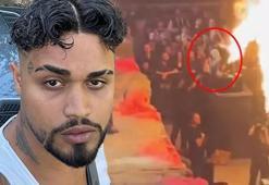 Lvbel C5 konserinde kaza! Pantolonu bir anda alev aldı