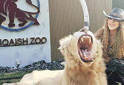Dubai’de aslan gezdirdi! 'Hayatımın en sıra dışı deneyimi'