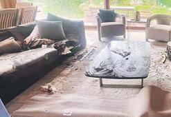 Dekoratif şömine bomba gibi patladı