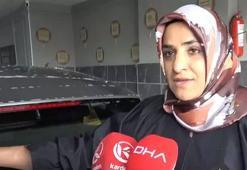 Oto yıkamacılığa kadın eli değdi!