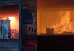 Başakşehir’de restoranda yangın çıktı! Mahsur kalanlar kurtarıldı