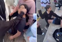 11 kişi bir kız öğrenciye saldırdı, cep telefonu kamerası dehşeti kaydetti: 'Vurun acımayın'
