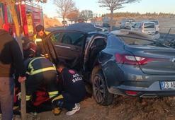 Otomobil TIR'a arkadan çarptı: 1 ölü, 2 yaralı