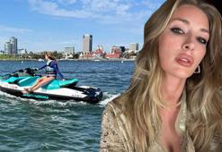 Yasemin Kay Allen'dan okyanusta jet ski şov
