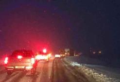 Ardahan'da kar ve yoğun tipi ulaşımda aksamalara neden oldu