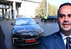 Bakan Kacır, bütçe görüşmelerine TOGG T10F ile geldi