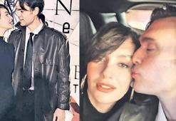 Birce Akalay ile Hakan Kurtaş'tan hem arabada hem davette romantizm!