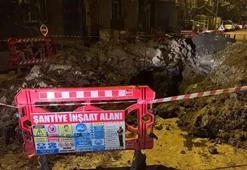Avcılar'da İSKİ çalışmasında göçük oldu, 1 yaralı
