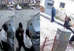 İstanbul'da sokak ortasında dehşet: Genç kadını darbetti, başına silah dayadı!