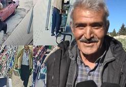 Ayakkabısı çamurlu olduğu için markete çorapla girdi! ‘Yine olsa yine yaparım’