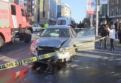 Şişli'de otomobil yayalara çarptı! 2 ölü 6 yaralı