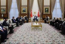 Cumhurbaşkanı Erdoğan, Kültür ve Sanat Büyük Ödülleri'ne layık görülenleri kabul etti