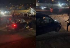 Öfkeli sürücü ortalığı birbirine kattı! Taksi, otobüs ve otomobillere çarptı