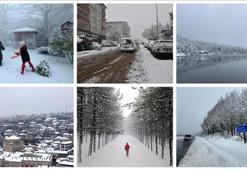 Meteoroloji günler öncesinden uyarmıştı: Kış Türkiye'yi sardı! Kent merkezleri beyaza büründü...