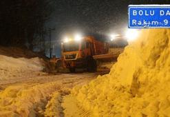 Meteoroloji uyarmıştı! Bolu Dağı'na kar bastırdı, ağır tonajlı araçların geçişine izin yok