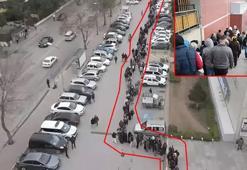 9 saatlik bekleyiş! Hediye çeki ve indirimi duyan gece yarısı kuyruğa girdi!