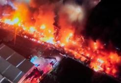 Esenyurt’ta dumanlar gökyüzünü kapladı: Yangın 7 saattir sürüyor