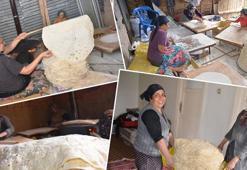 Antalyalı kadınların imece usulü mesaisi! 6 aylık yufka ihtiyacını karşılıyorlar