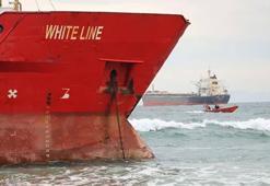 Tekirdağ'da yük gemisi karaya oturmuştu: Kurtarılması için çalışmalar sürüyor