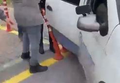 7’nci kez ehliyet sınavında kaldı, öfkesine hâkim olamadı! O anlar kamerada