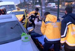 D-100 Karayolu'nda zincirleme kaza! 6 araç birbirine girdi: 2 yaralı