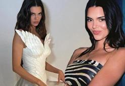 Kendall Jenner'ın 'Hiç estetik yaptırmadım' sözleri sosyal medyada gündem oldu