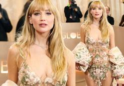 Jennifer Lawrence’ın Altın Küre elbisesi olay oldu! 'Zaten çıplağım'