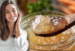 Soğuk algınlığını geçiren cilt jelibonu tarifi! Hem cildi ışıl ışıl parlatıyor hem de boğazdaki mikropları söküp atıyor!