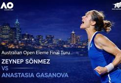 Milli tenisçi Zeynep Sönmez, ana tabloya yükseldi