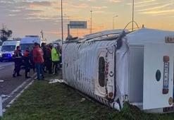 Aydın’da korkunç kaza! İşçi servisi devrildi: 16 yaralı
